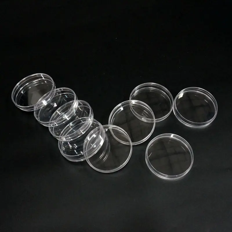 China Manufacturers Wholesale Disposable 35Mm Round Sterile Clear Plastic Container Petri Dishes
