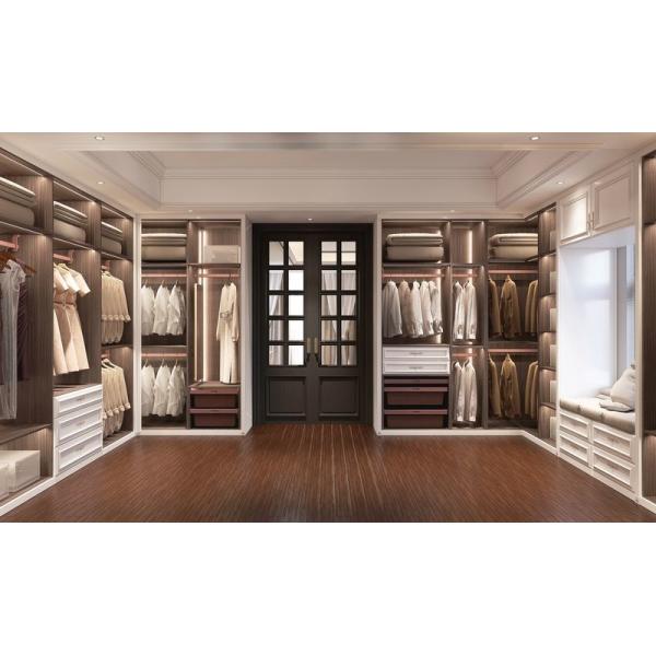 French-Style Elegant White And Durable Luxury Stainless Steel Walk-In Closet Cabinet