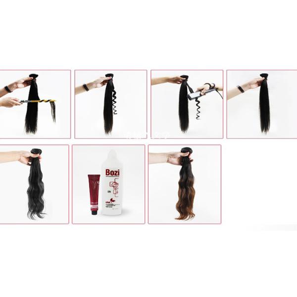 Health Water Wave Pure Virgin Indian Curly Hair #1B Black Women Hair Extension