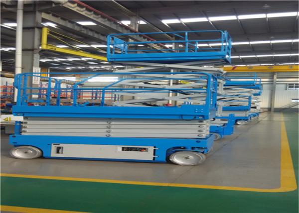 10 M Standard Self Propelled Electric Scissor Lift Automatic 25 Amp Battery Charger