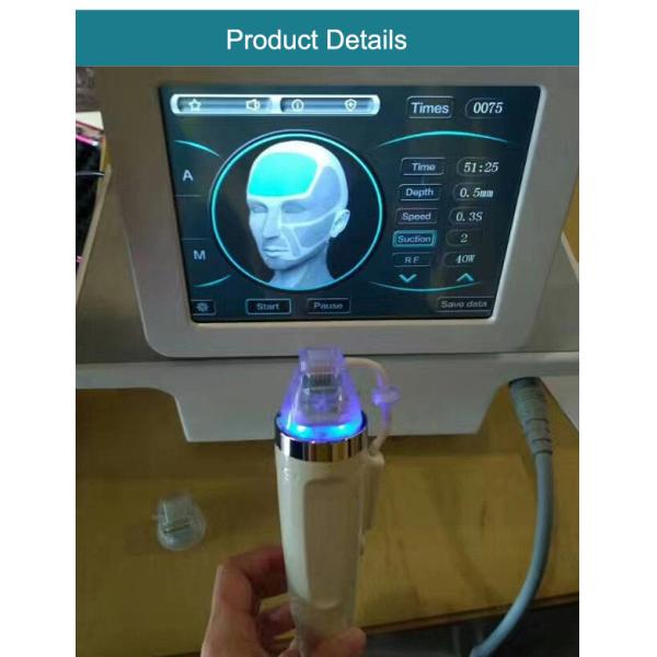 Машина RF удаления Марк частичная, 2 в 1 приборе RF Microneedling с холодным молотком