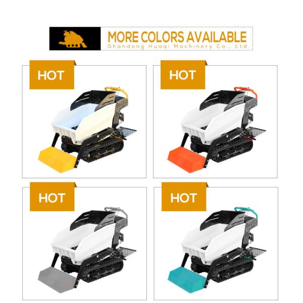 Масса транспортировки 360 кг YANMAR Двигатель мини-транспортер 800 кг Бензиновый следовой демпер