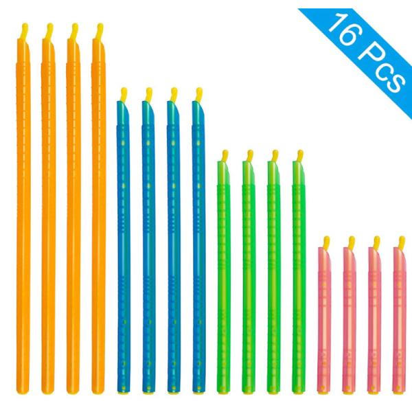 Multicolor 4 Sizes Plastic Bag Sealer Sticks For Kitchen Food Storage