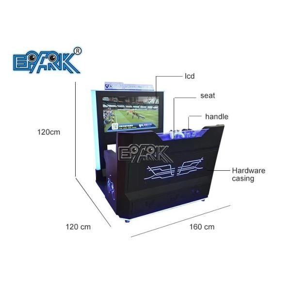 Amusement Park Products Coin Operated Machine Super Fun Space Fighting 300W