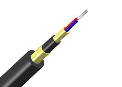 Outdoor 2core Fiber Optic Armoured Cable G657A2 Mini ADSS Power cable Aramid yarn