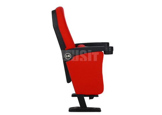 Стулья посадочных мест театра пены ткани отлитые в форму местом коммерчески наклоняют вверх по подлокотнику