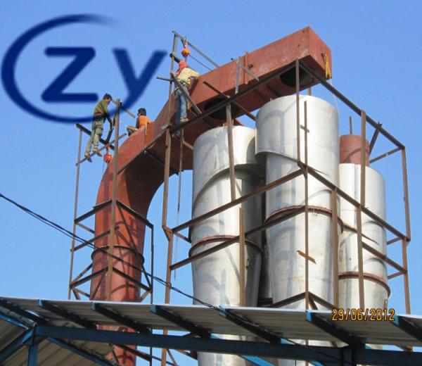 Cassava Drying Machine / Starch Flash Dyer 380v 50hz Silvery White Color