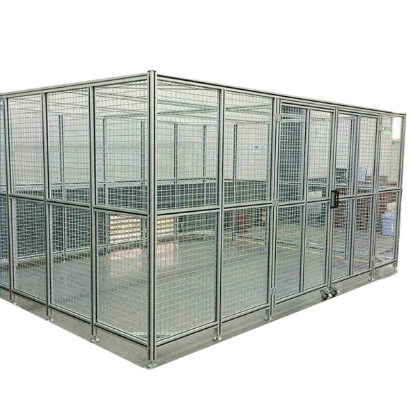 Black Aluminum Rail Fence Commercial Industrial Aluminium Profiles