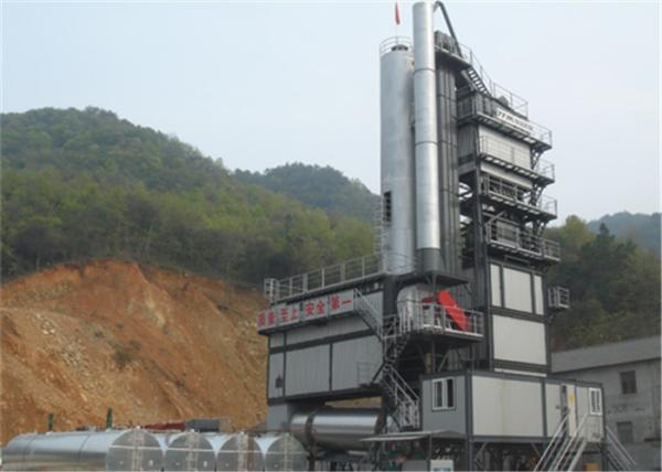 436KW Electric Power Asphalt Mixing Plant With 200tons Finished Storage Bin