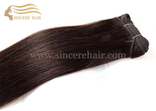 Top Quality 22 Inch Silk Straight Brazilian Remy Human Hair Weft Extensions For Sale