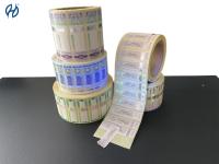 As etiquetas mergulhadas dobro da etiqueta do selo de imposto personalizaram Logo Waterproof Vinyl Adhesive