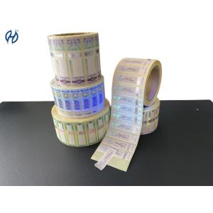 Двойной наслоенный стикер печати налога обозначает подгонянный логотип водоустойчивым прилипателем винила