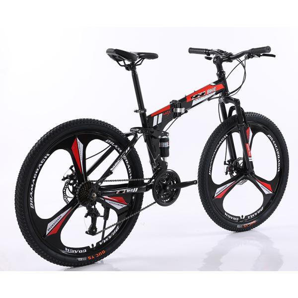 24 26 Inch Custom Gear Cycle Full Shockingproof Frame Folding Bike with Front Quick Release Sealed Bearing Hubs Steel Frame