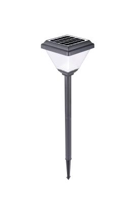 as luzes postas solares do jardim do diodo emissor de luz de 6500K 160lm esquadram o PC 2W material do ABS IP65