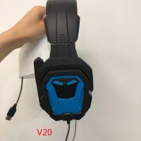 fones de ouvido sem fio 40mW 300mAh 8hours de Bluetooth do jogo Preto-azul