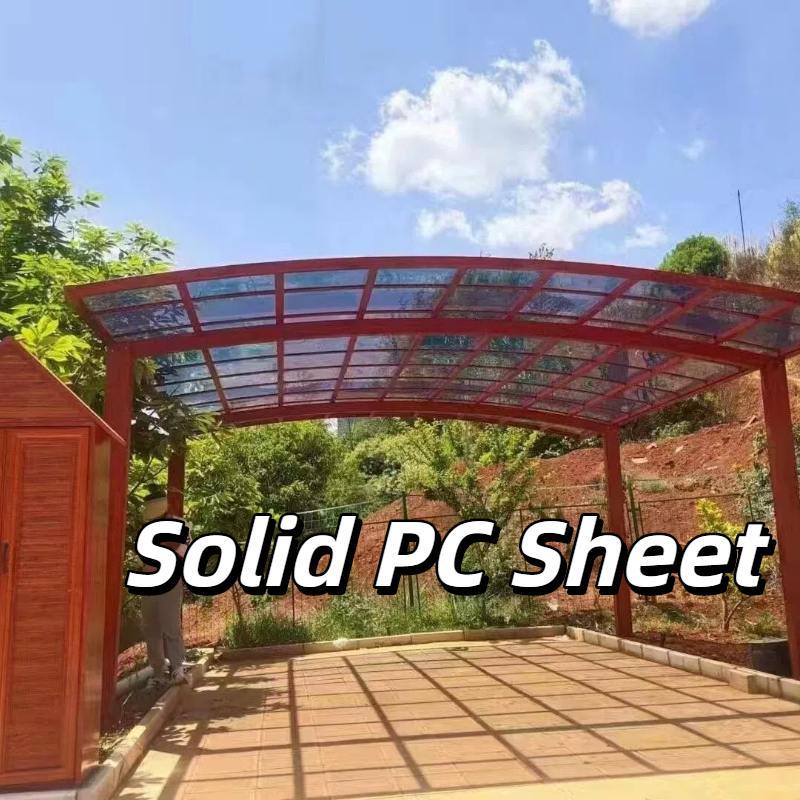 Free Sample PC Polycarbonate Sheets 0.8-8mm Lightweight Durable UV Resistant Customized Size Printing Cutting Moulding Services