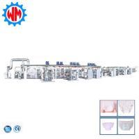 Machine à fabriquer des culottes menstruelles entièrement servo-commandée à haut rendement avec formation à l'étranger