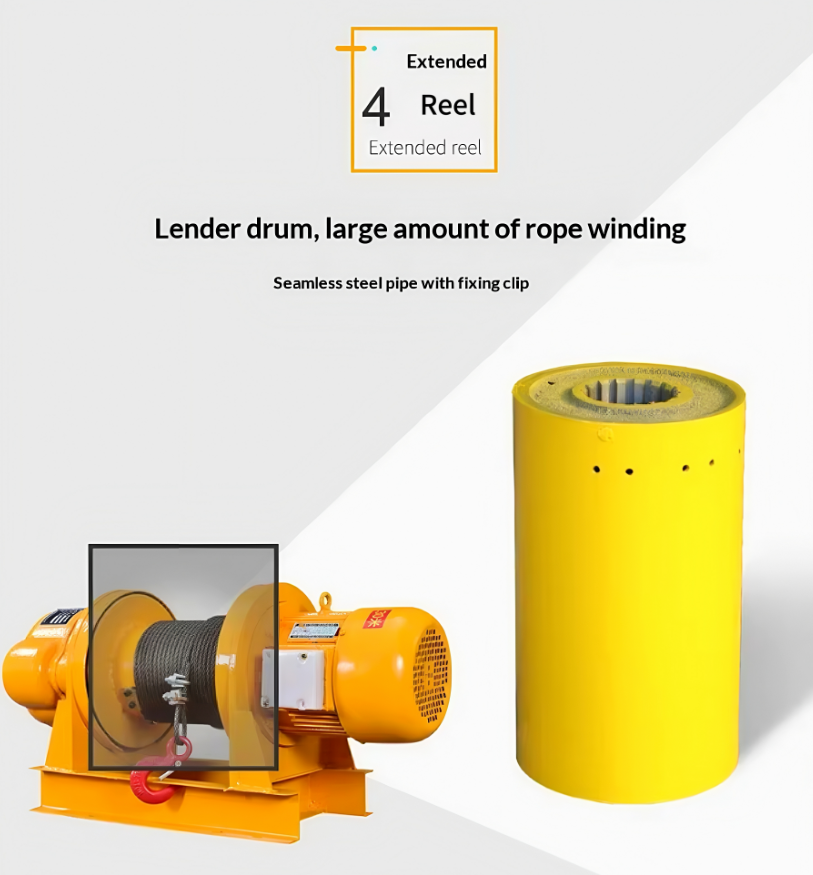 Heavy-Duty 380V Steel Electric Hoist with Wire Rope for Overhead Crane and Material Lifting