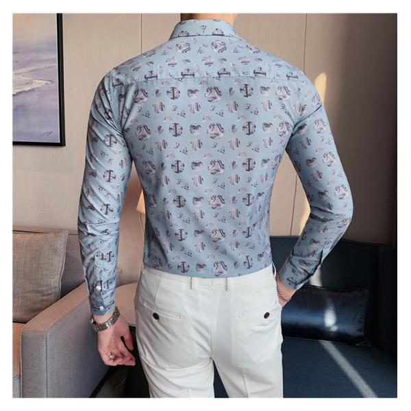 Дыхательная черная длинная рукава обычная фит 100% хлопчатобумажная стройная мужская цветовая рубашка