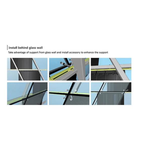 Outdoor LED Transparent Screen , Advertising LED Building Curtain Display Full Color