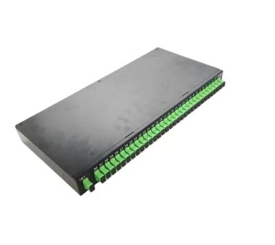 Grey Black 0.5m 1m 1x32 PLC Splitter Rack Mount APC Fiber Optic Splitter