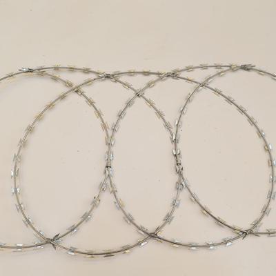 Galvanized PVC Coated Security Concertina Razor Barbed Wire