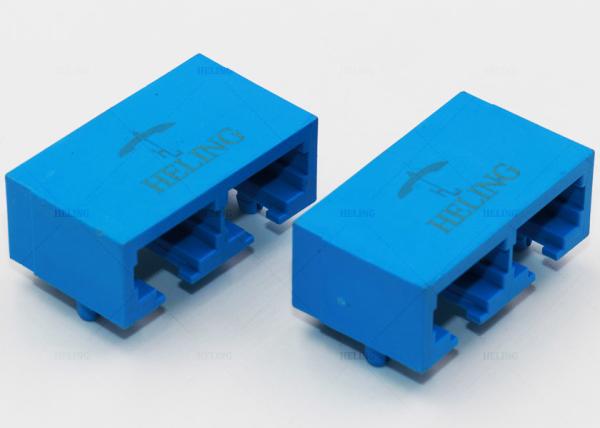 Certificado Unshielded de RoHS do conector fêmea dos portos RJ45 do RJ45 1x2 dois