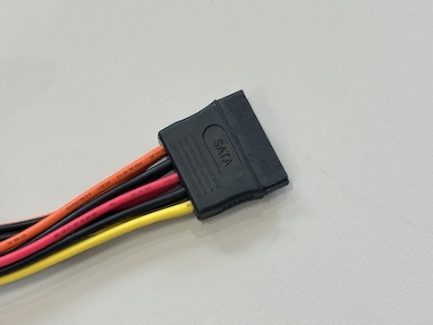 SATA 15Pin Power Connector Y Splitter Cable – 1 to 2 Female Electrical Wire Harness for HDD / SSD / Server Power Distribution