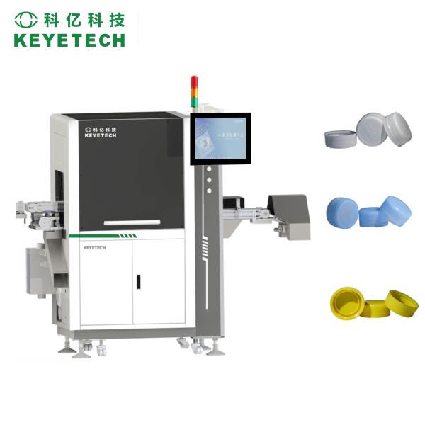 AI Vision Inspection Machine with 99.9% Accuracy and 0.1 mm Precision for Automated Cap Inspection System