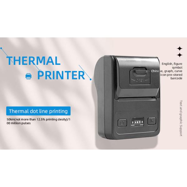 58mm Portable Series Printer for Supermarket Wireless Direct Thermal Printer Portable