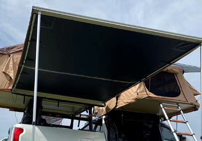 Awning Side Tent Retractable Aluminum Alloy Shell 2.5*2.5M Suv Car Roof Side Awning Accessories 4X4 4Wd Awning Tent