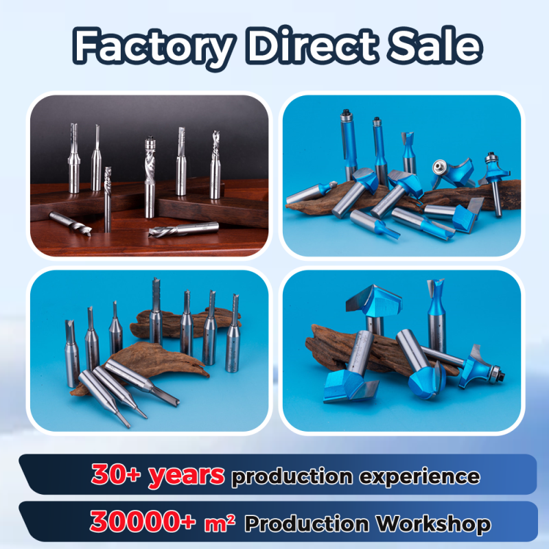 Custom Logo Cnc Straight Bit High Precision Carbide Straight Router Bit for Woodworking Straight Bit