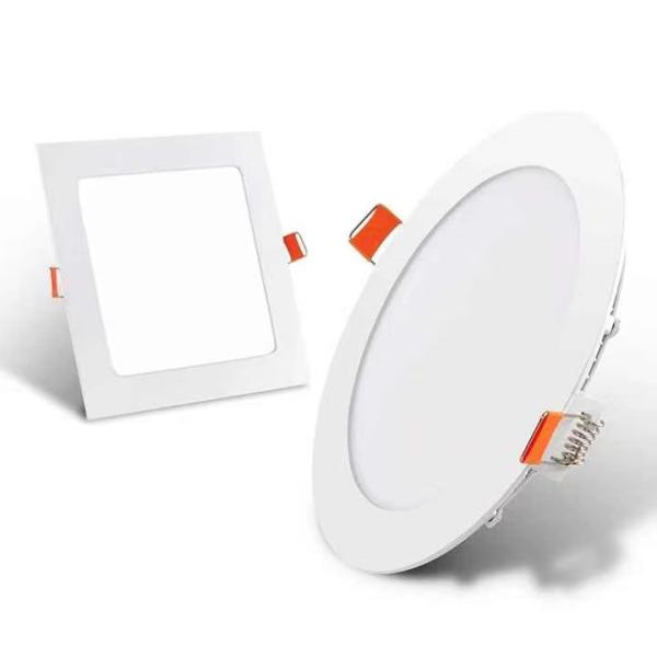 Home Office Ceiling Lighting 18W Slim LED Panel Light with 15000 Hours Working Time