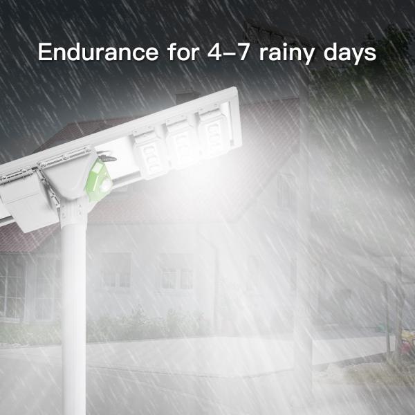 Modulized 6000K 40W 50W LED Solar Street Light 4000 Lumen Solar Light