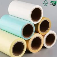 High Temperature Resistance Glassine Paper For Sticker Paper Liners White Yellow Blue 58g 120g