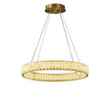Dimmable Modern Ring Chandelier 90W 315W 3 Ring Crystal Pendant Light