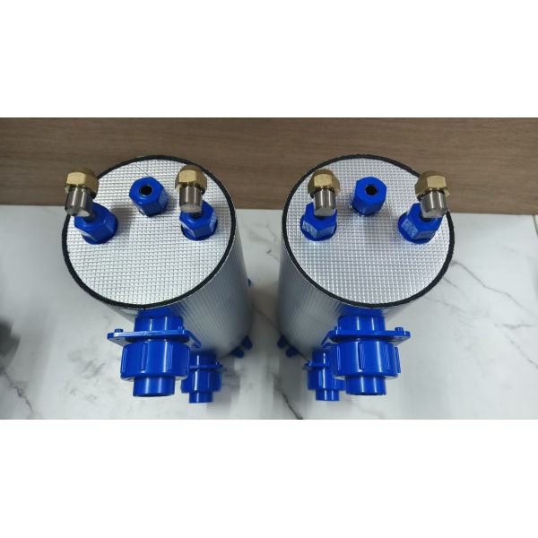Titanium Heat Exchangers Free Swimming Pool Heat Using Waste Heat Recovery From Air Conditioner