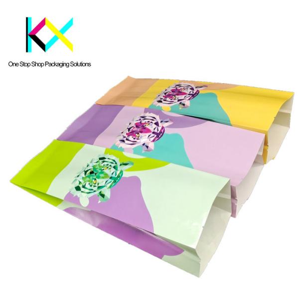 MOPP Custom Quad Seal Bag Side Gusset Packaging Bag Multiple Designs