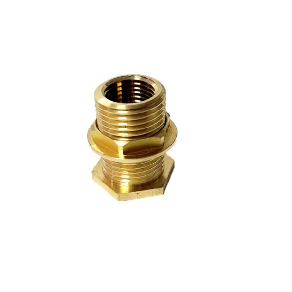 CNC Brass Rain Barrel Spigot Kit 1/2 Inch With Bulkhead Fittings