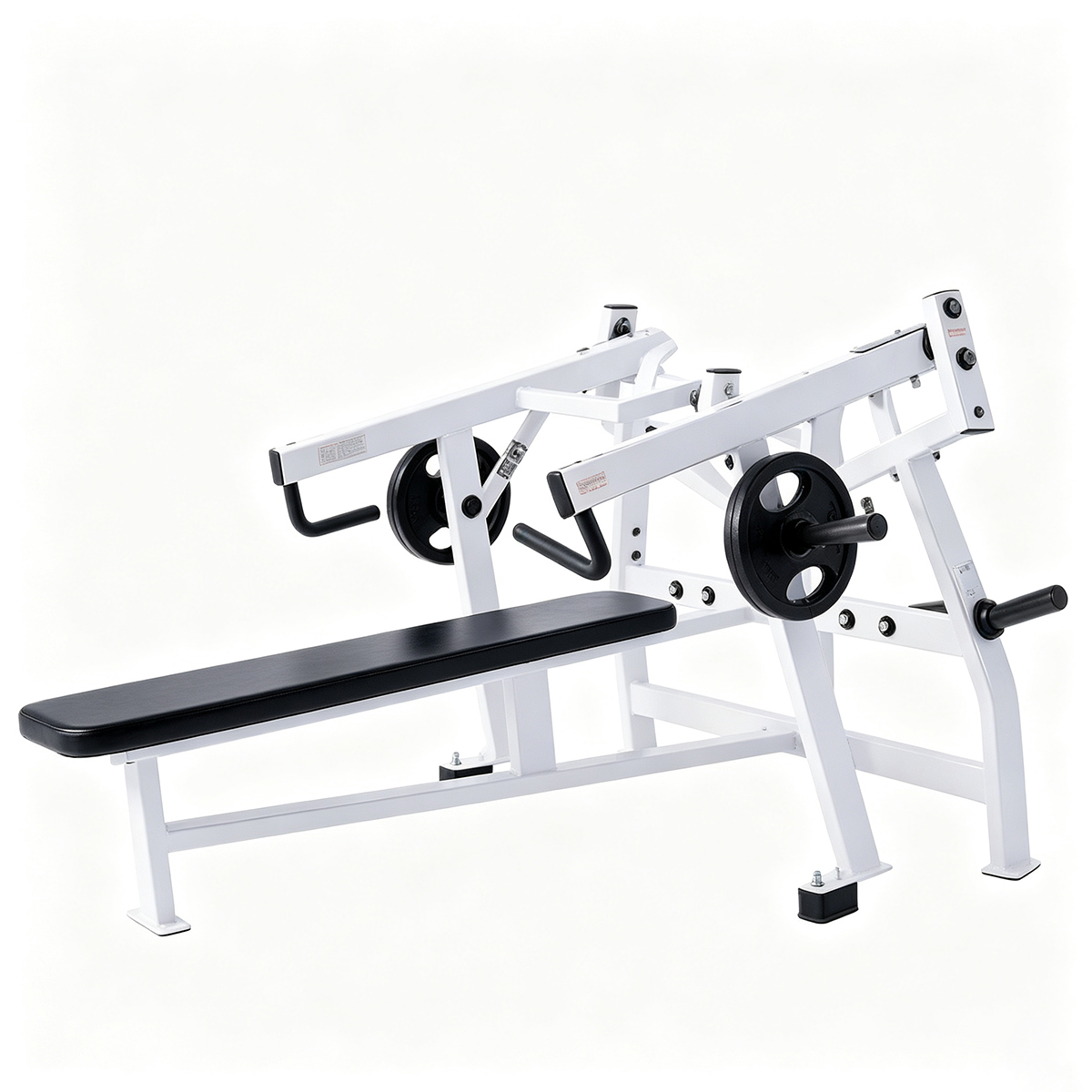Lateral Horizontal Bench Press Machine Plate Loaded Steel Chest Equipment for Gym Strength Training