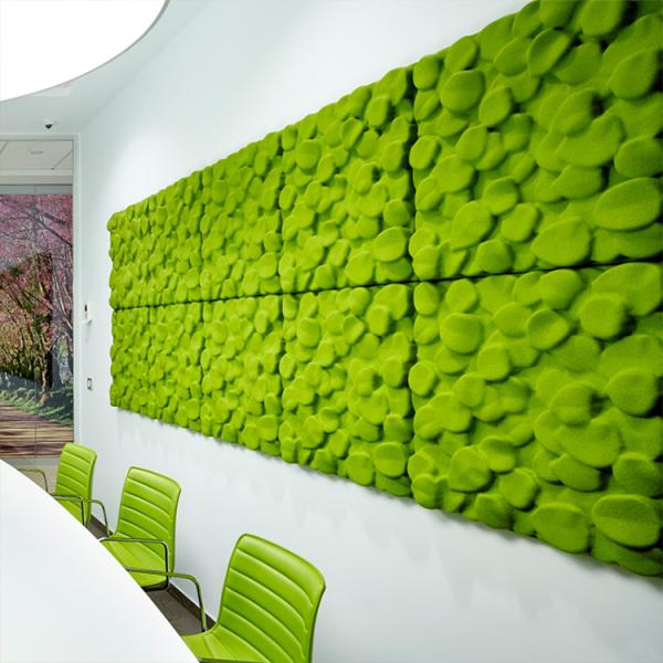 La fibra de poliéster decorativa de la pared artesona el panel de fibras de madera mineral del MDF para los interiores del estudio del cine