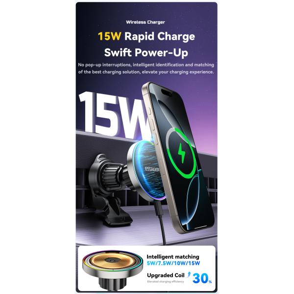 ESSAGER ES-ZJ31 Air Vent Magnetic Cellphone Mobile Phone Holder for Car