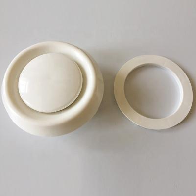 HVAC Assembly Plastic Moulding Parts Air Valve For Ventilation White Color