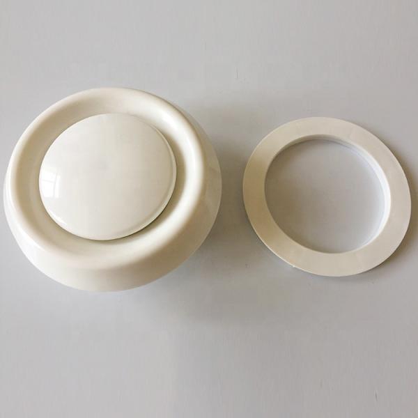 HVAC Assembly Plastic Moulding Parts Air Valve For Ventilation White Color