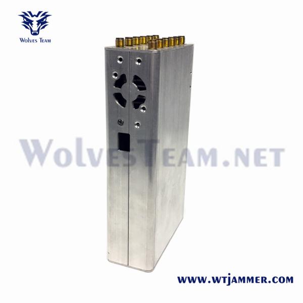 GSM 3G 4G 5G WIFI GPS RF315/433MHz Block Frequency Handheld 14 Antenna Signal Jammer Sales For UHF VHF Lojack