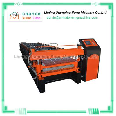 High Output 0.3mm PPGI Double Layer Roll Forming Machine 16m/Min
