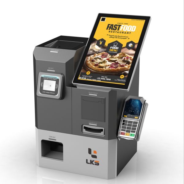 Self Ordering Machine All In One Payment Kiosk In Restaurants Fast Food Store Bakery