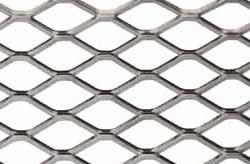 0.8mm Diamond Metal Mesh Panels Iron Heavy Duty Expanded Metal Mesh 10x20mm