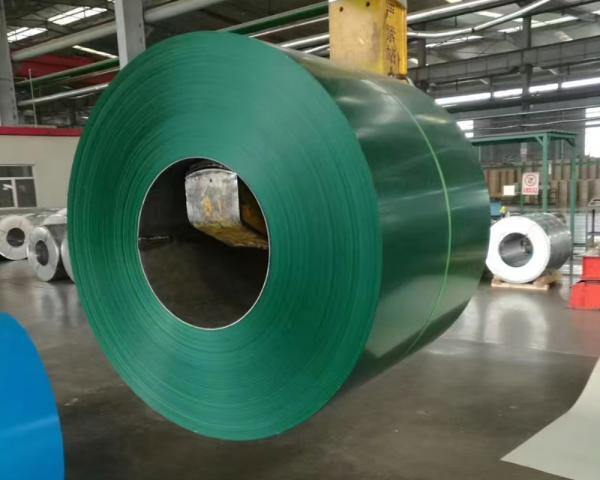 Bobina de alumínio Prepainted verde laminada para telhar 1520mm 1550mm 1575mm