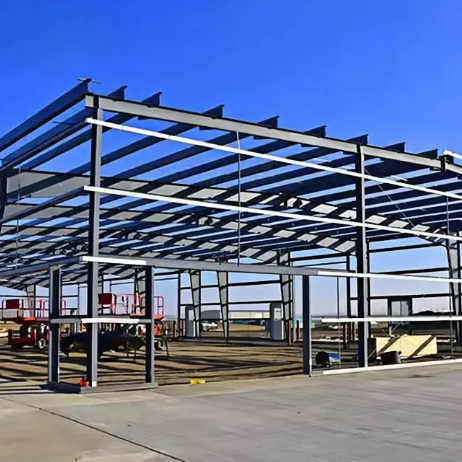 Fast Onsite Assembly Recyclable Steel Structure Processing Workshop Building